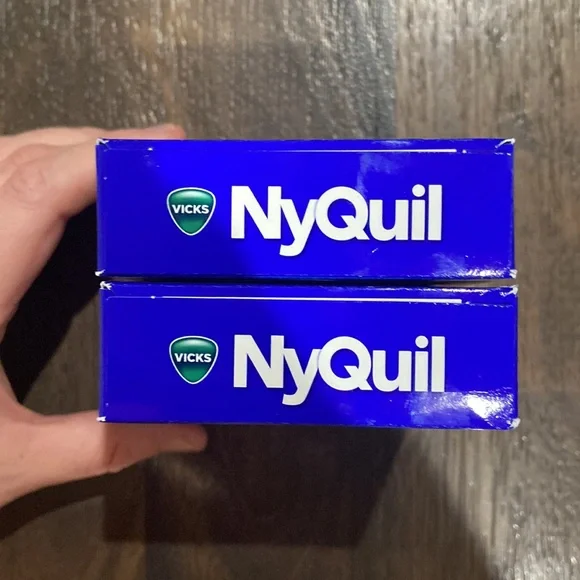 Vicks Nyquil Cold & Flu Nighttime Relief Liquid Capsules 2 Boxes 24 Count Each - Picture 6 of 6